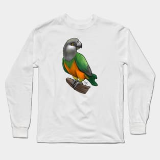 Bird - Senegal Parrot - Orange Bellied Long Sleeve T-Shirt